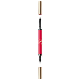 Valentino, Twin Liner, Double-Ended, Μολύβι Eyeliner, 02, Black & Rosso, 8 g