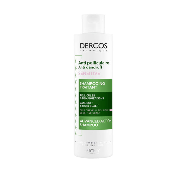 Vichy, Dercos Sensitive, Σαμπουάν, Κατά της Πιτυρίδας, 200 ml