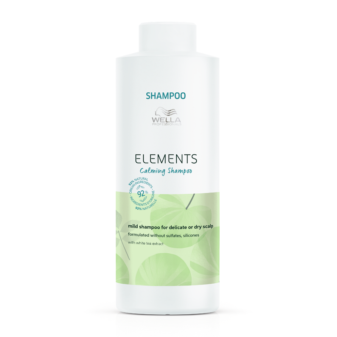 Wella Professionals, Elements Calming, Silicone Free, Hair Σαμπουάν, For Calming, 1000 ml