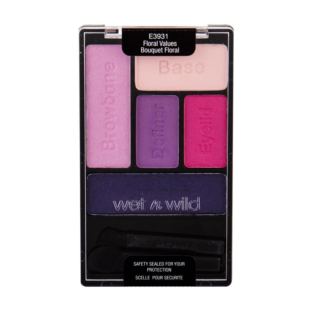 Wet n Wild, Color Icon, Παλέτα Σκιών, E3931, Floral Values, 5 Shades, 6 g