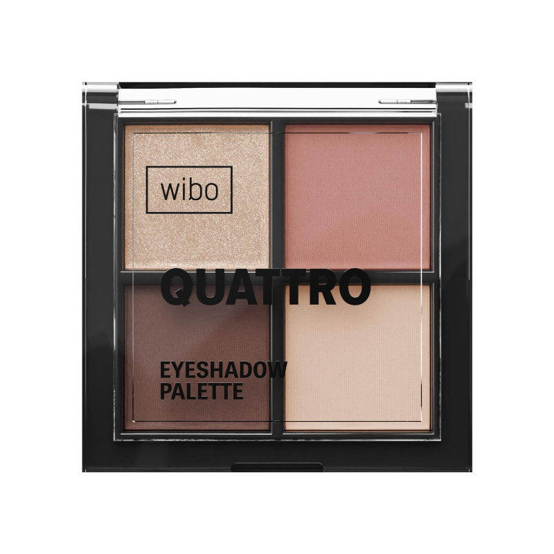 Wibo, Quattro, Παλέτα Σκιών, 01, 4 Shades, 6 g