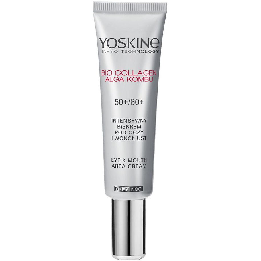 Yoskine, Bio Collagen Alga Kombu, Αντιρυτιδική, Κρέμα Ματιών, 15 ml
