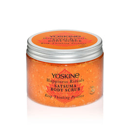Yoskine, Happiness Rituals, Satsuma, Peeling, Scrub Σώματος, 300 ml