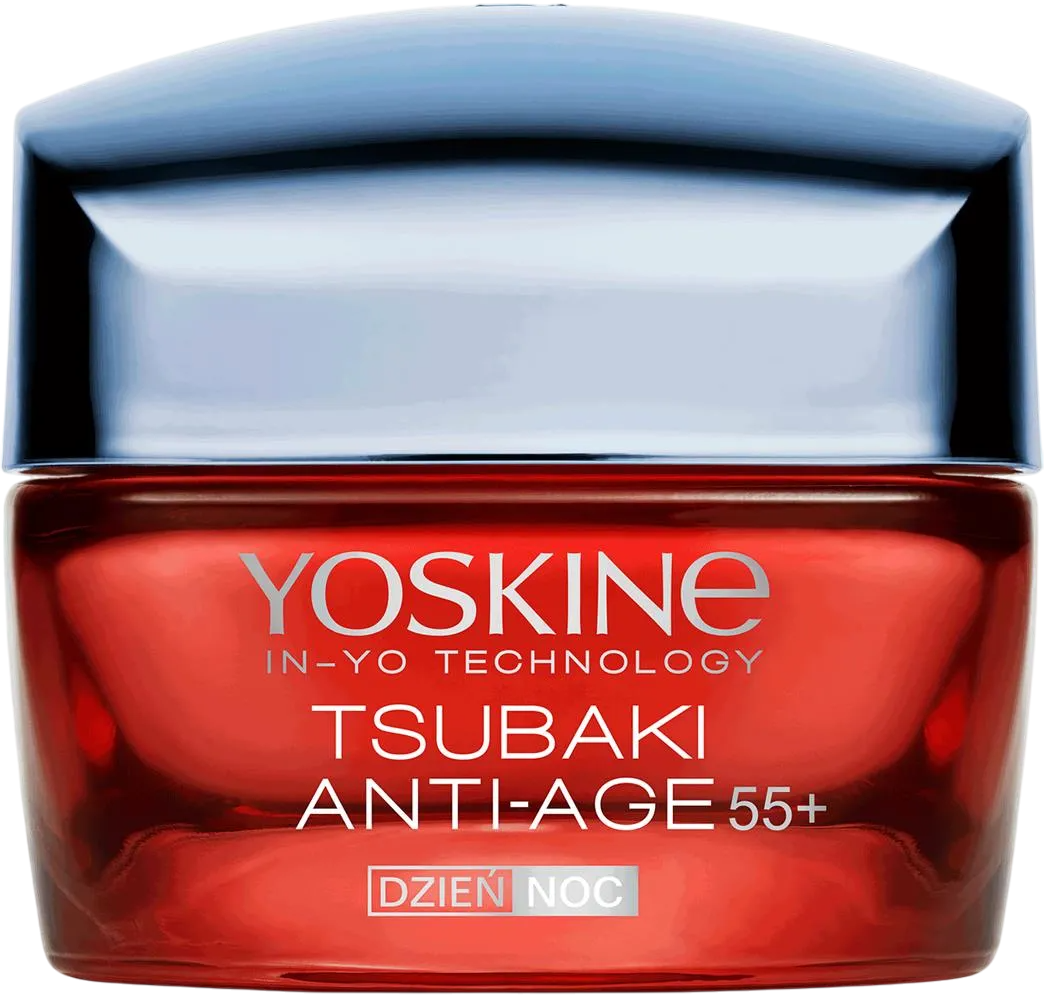 Yoskine, Tsubaki 55+, Αντιγήρανσης, Ημέρας & Νύχτας, Κρέμα Προσώπου, 50 ml